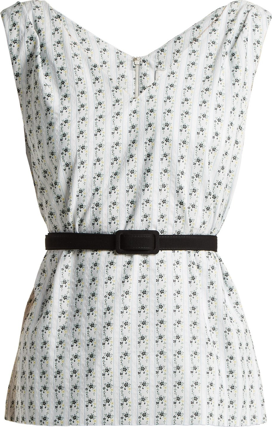 Erdem Carys floral-jacquard top