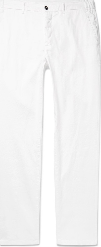 Altea Dumbo Linen and Cotton-Blend Drill Drawstring Trousers