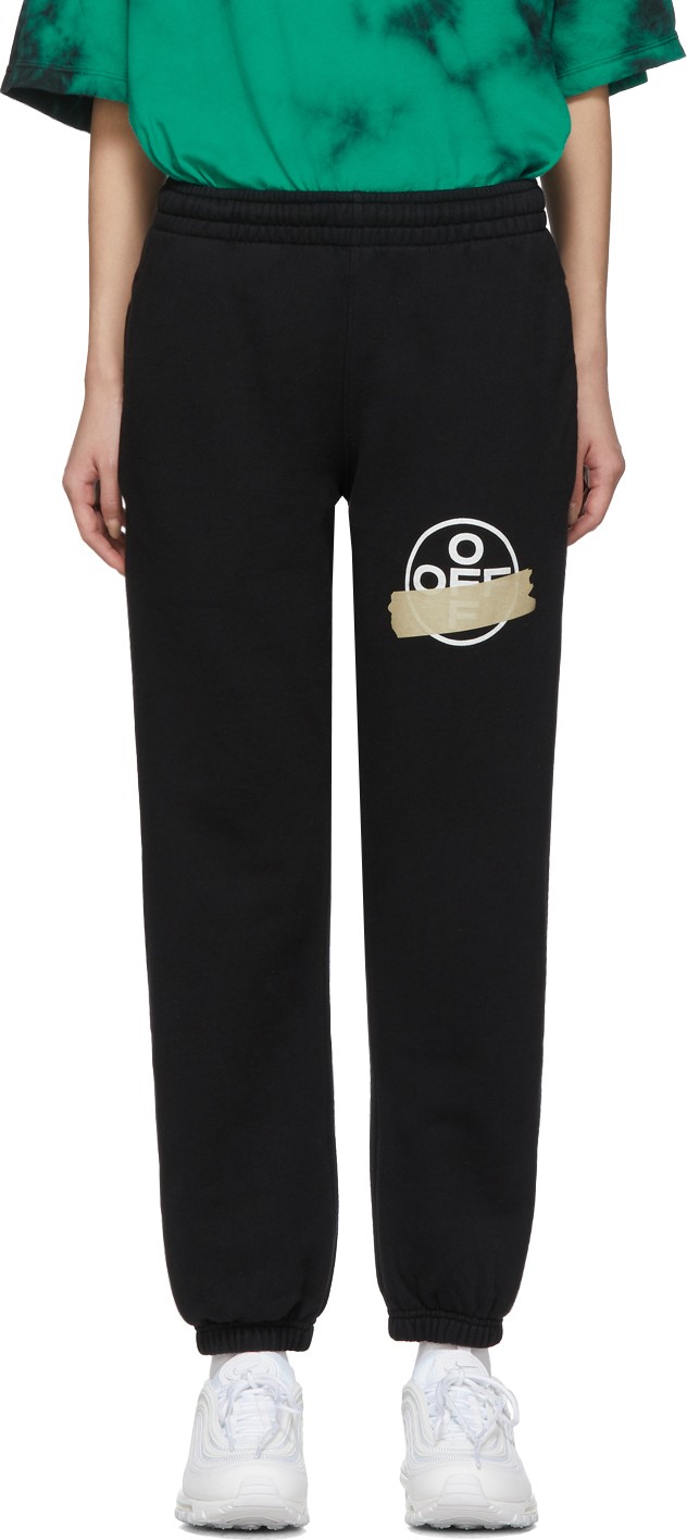Off White Black Tape Arrows Short Sweatpants