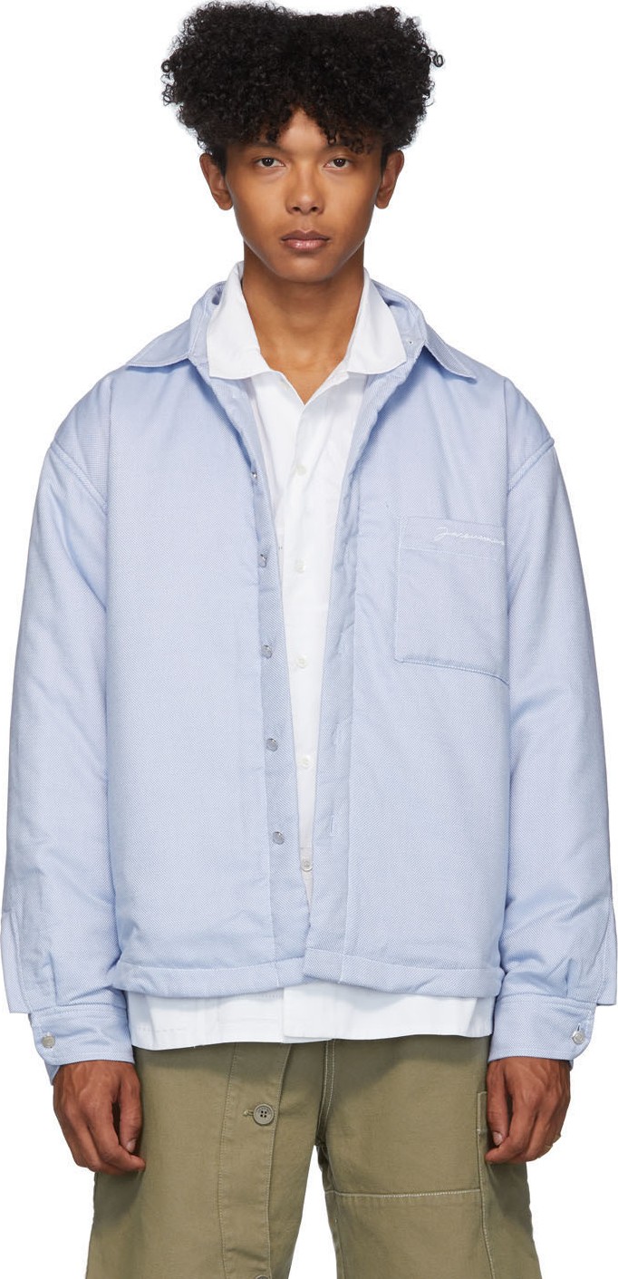 Jacquemus White & Blue 'La Chemise Boulanger' Shirt
