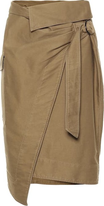 Isabel Marant Etoile Giulia cotton midi skirt
