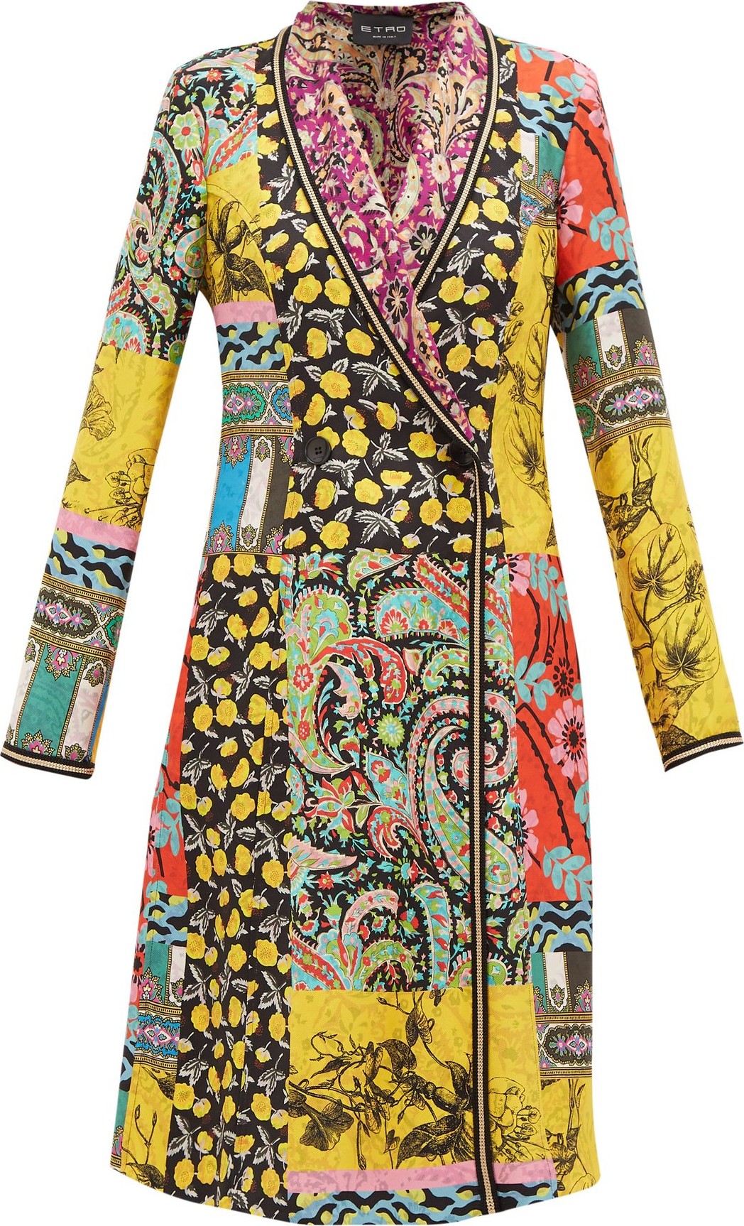 Etro Cheshire floral-print silk coat