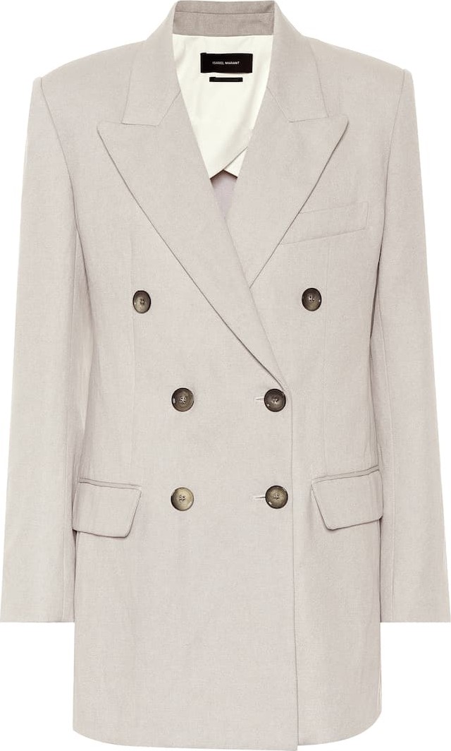 Isabel Marant Kleigh cotton and linen blazer