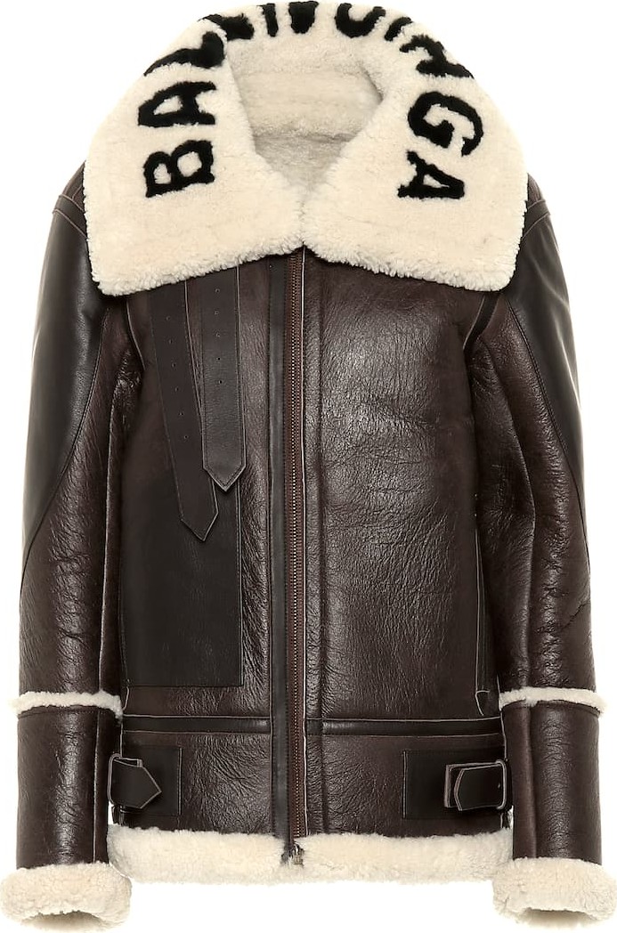 Balenciaga The Bombardier shearling jacket