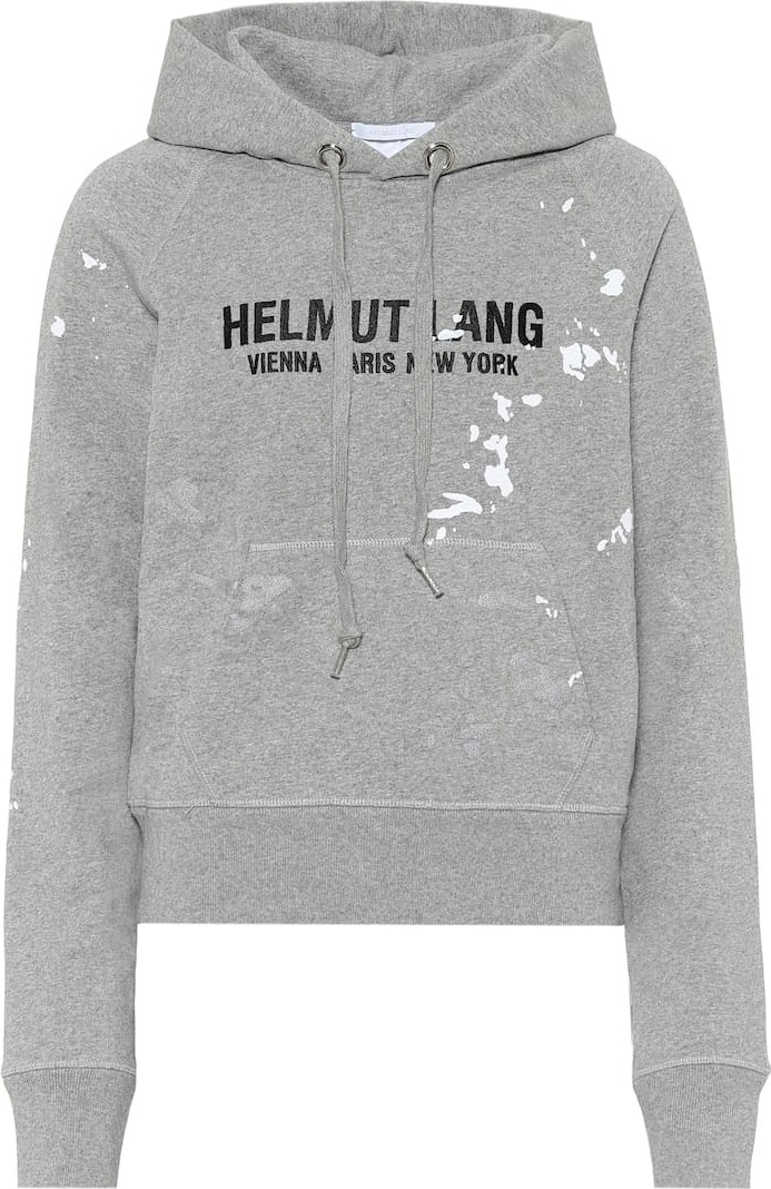 Helmut Lang Slim Painter cotton hoodie