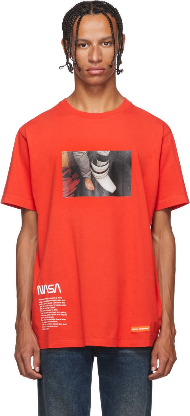 Heron Preston Red Photo T-Shirt