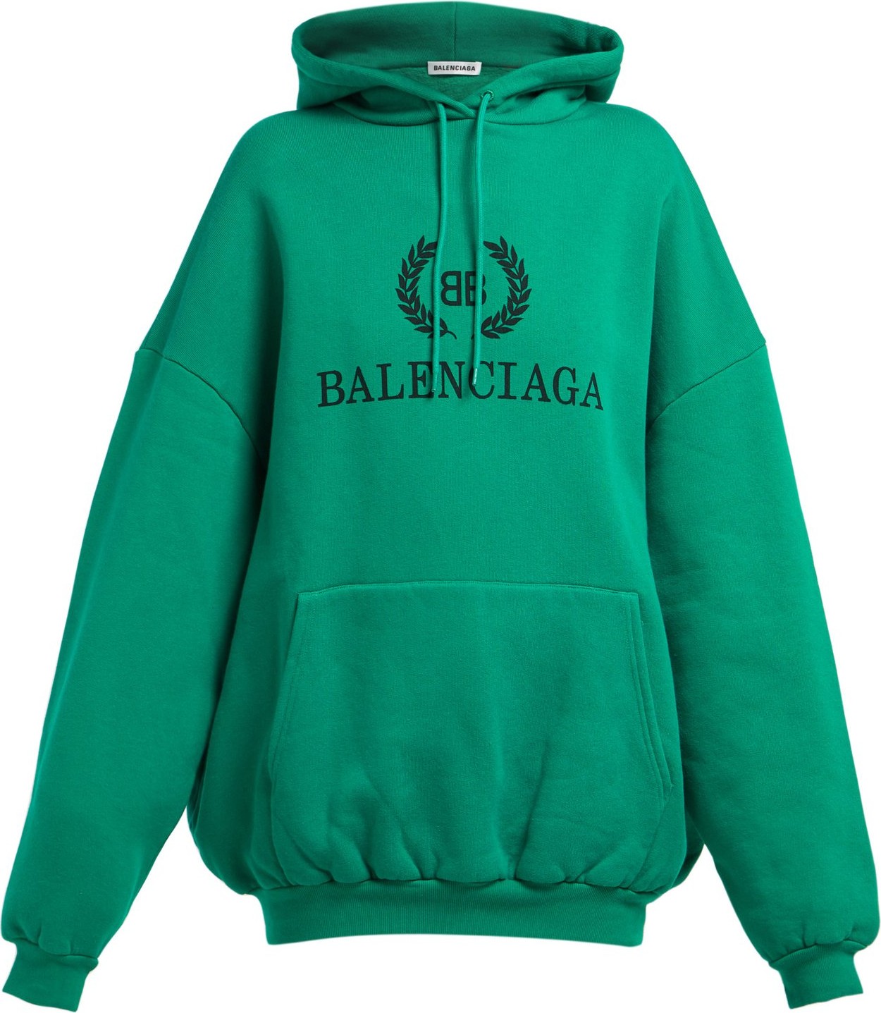 Balenciaga BB logo cotton-blend hooded sweatshirt