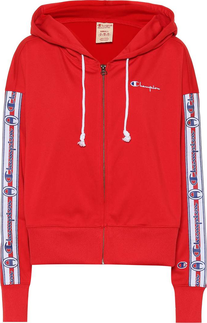 Champion Zip-front logo hoodie