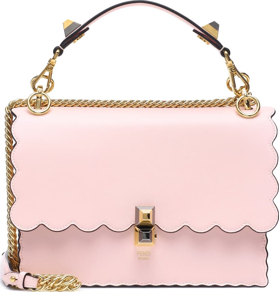 Fendi Kan I leather shoulder bag