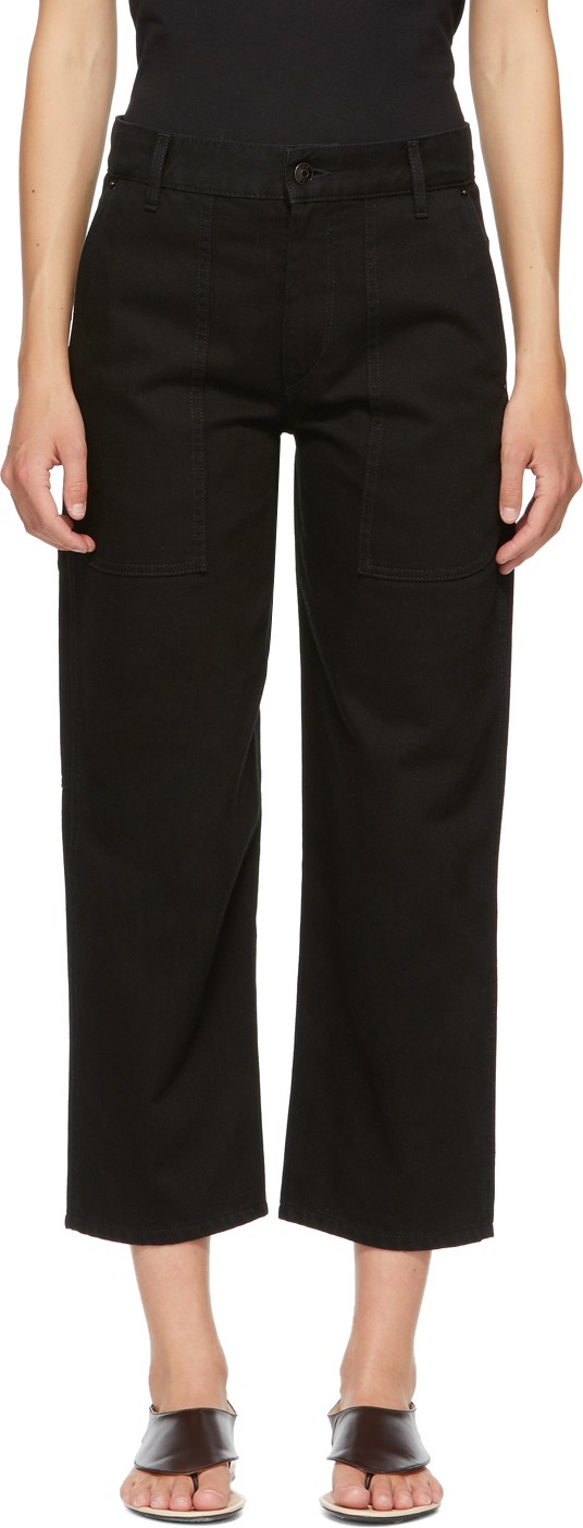 THE ROW Black Hester Jeans