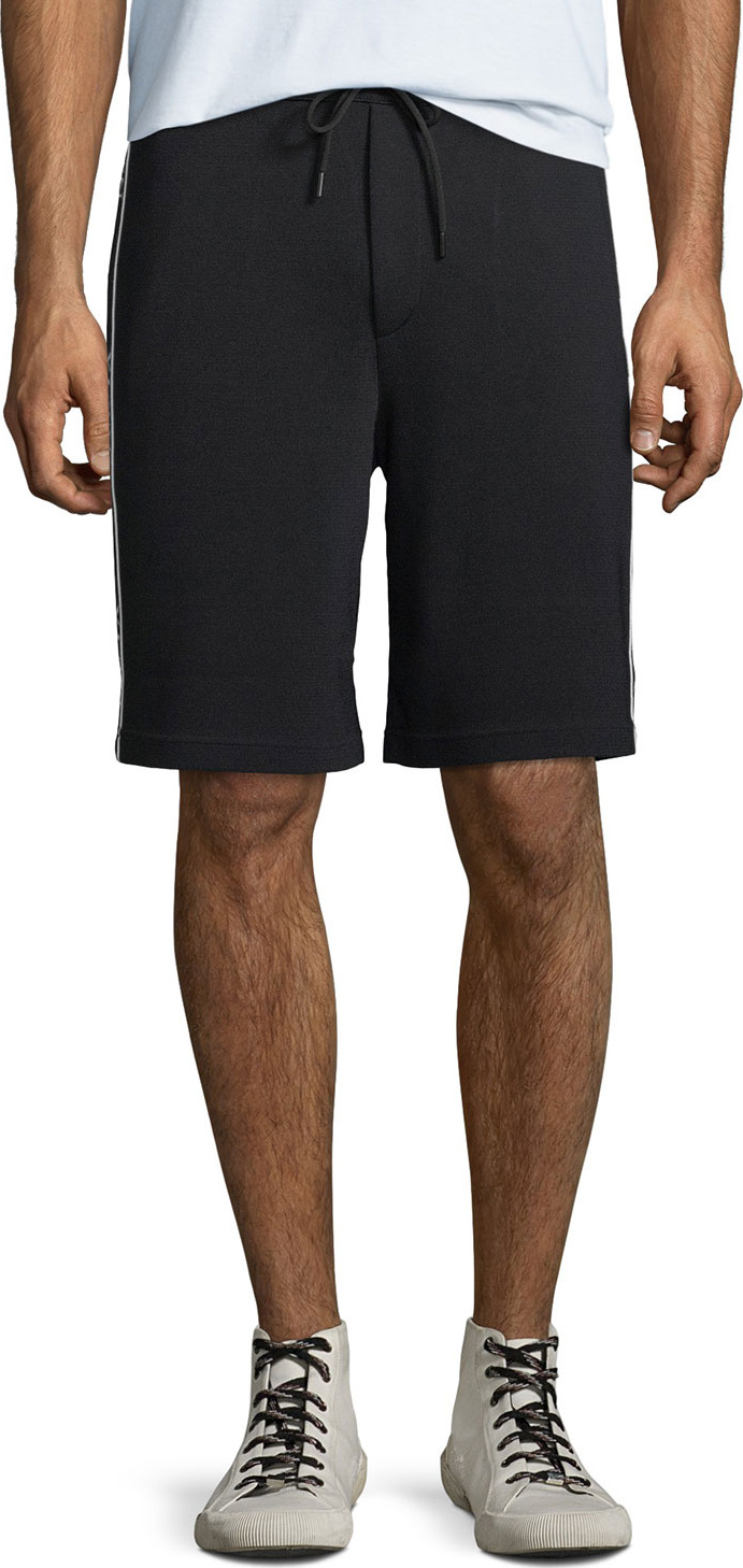 Valentino Men's Logo-Taping Track Shorts