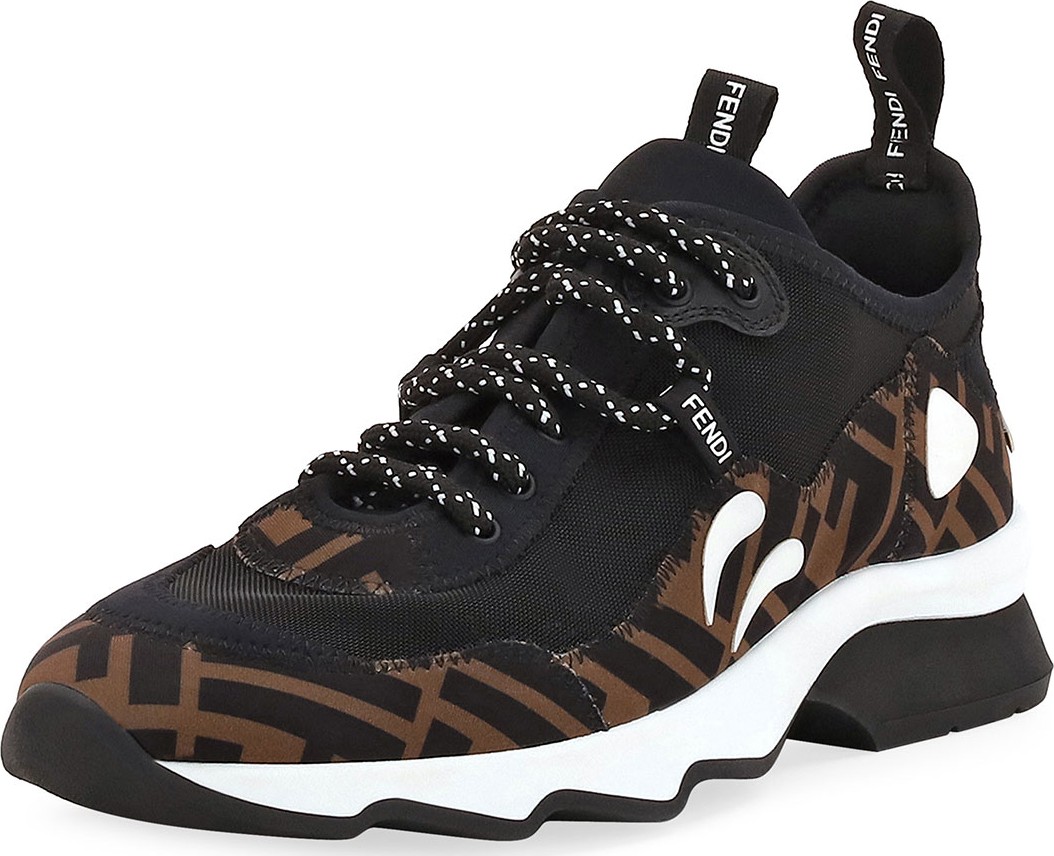 Fendi Freedom FF Patchwork Sneakers