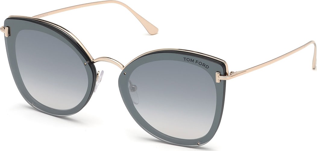 TOM FORD Charlotte Butterfly Lens-Over-Frame Sunglasses