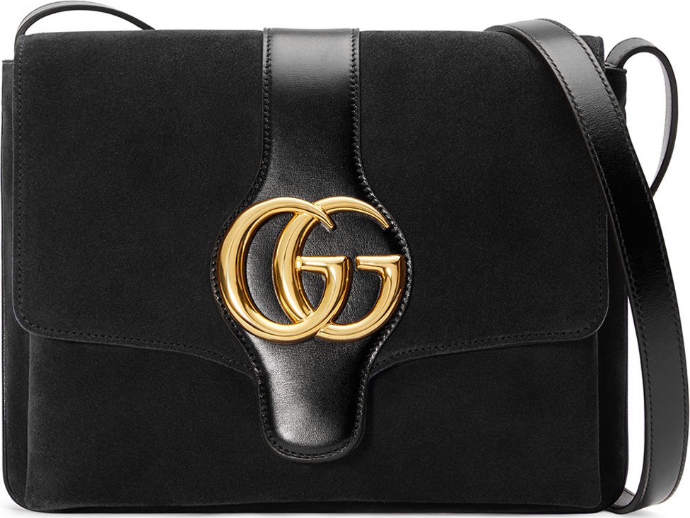 Gucci Arli Medium Suede Shoulder Bag