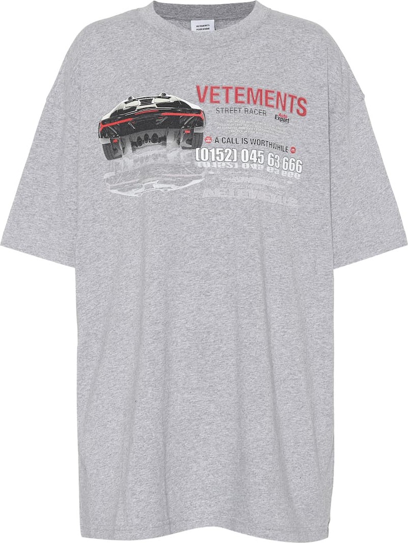 Vetements Printed cotton T-shirt