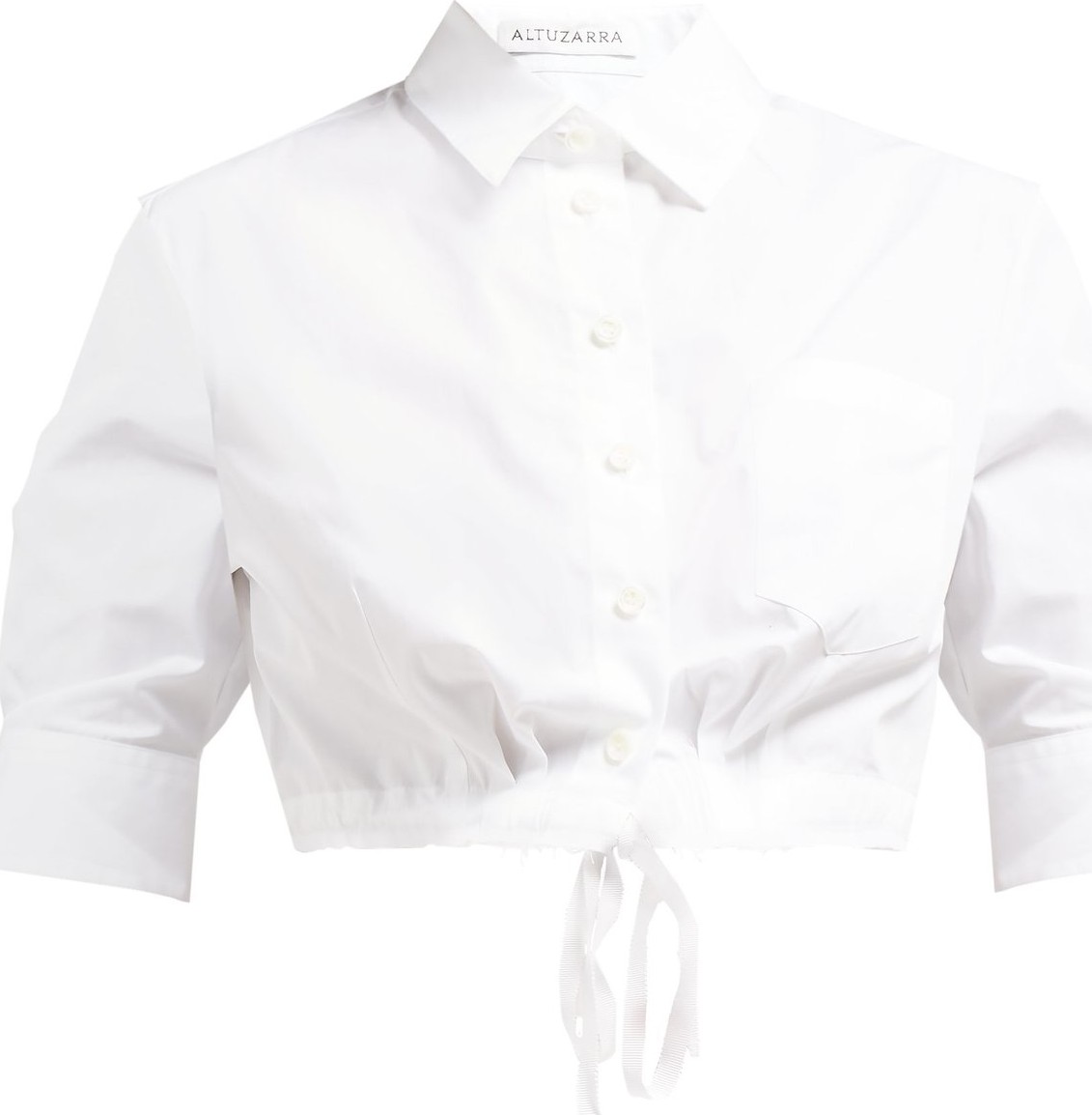 Altuzarra Rosa cropped cotton shirt
