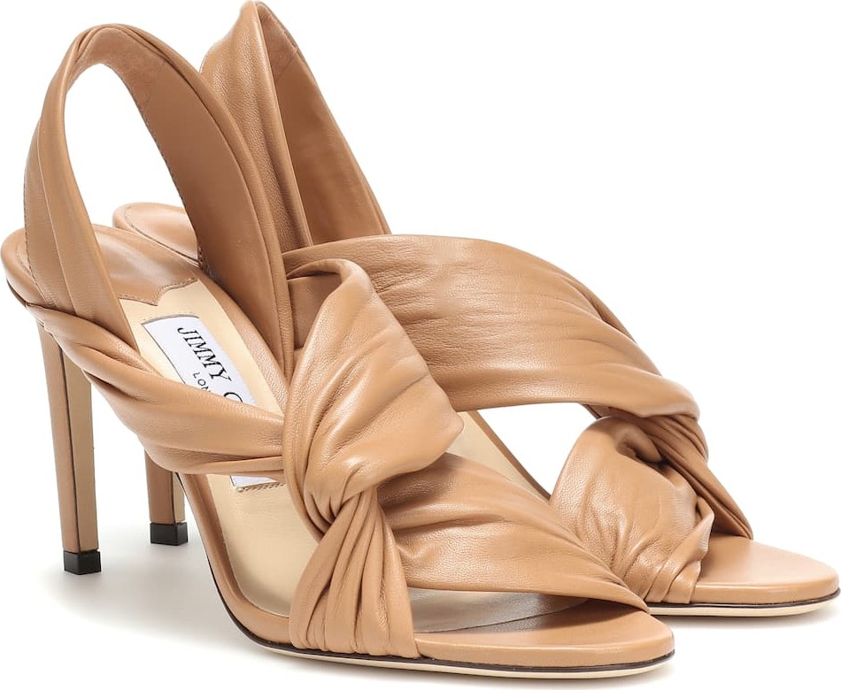 Jimmy Choo Laila 85 leather sandals