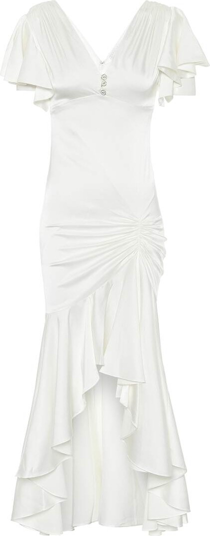 Caroline Constas Exclusive to Mytheresa – Lucille stretch-silk satin gown