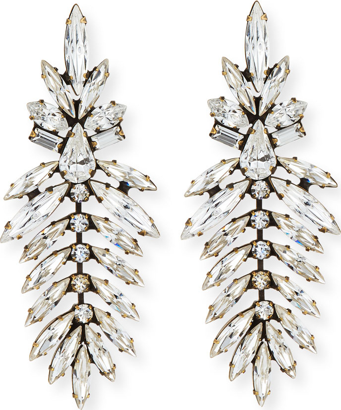Auden Emerson Marquis Crystal Drop Earrings