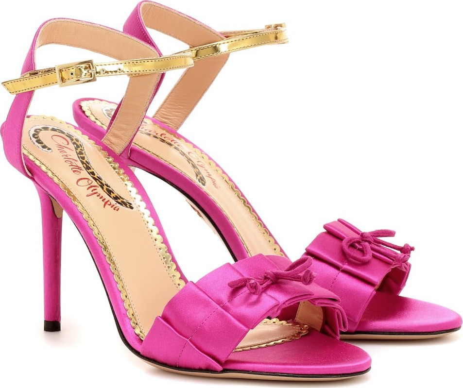 Charlotte Olympia Satin sandals