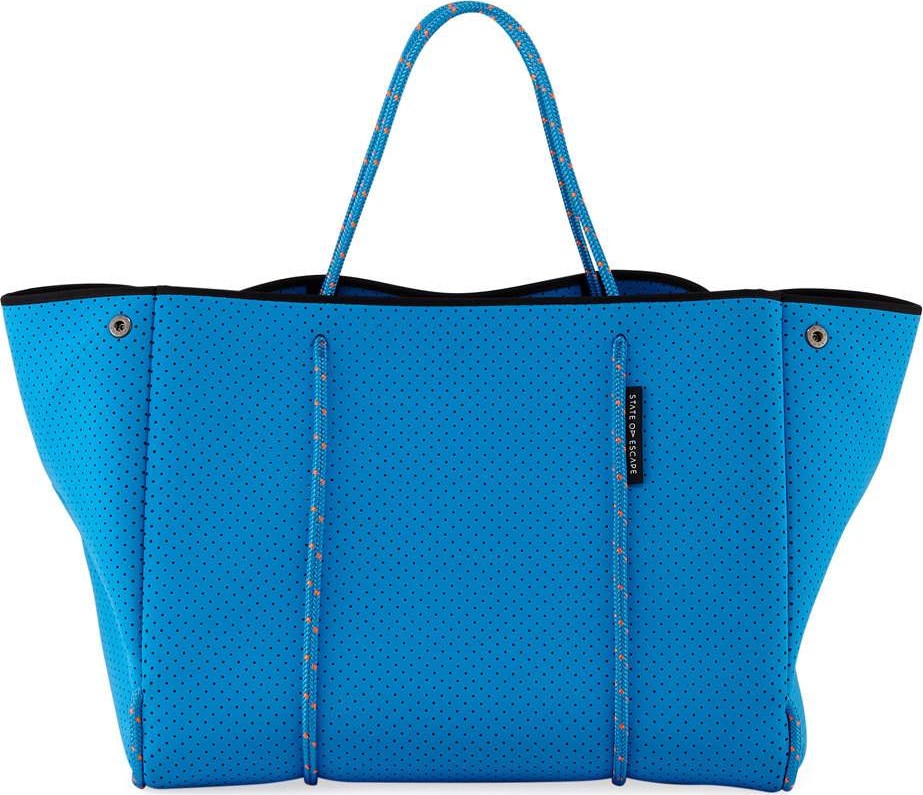 State of Escape Escape Perforated Tote Bag, Bright Blue
