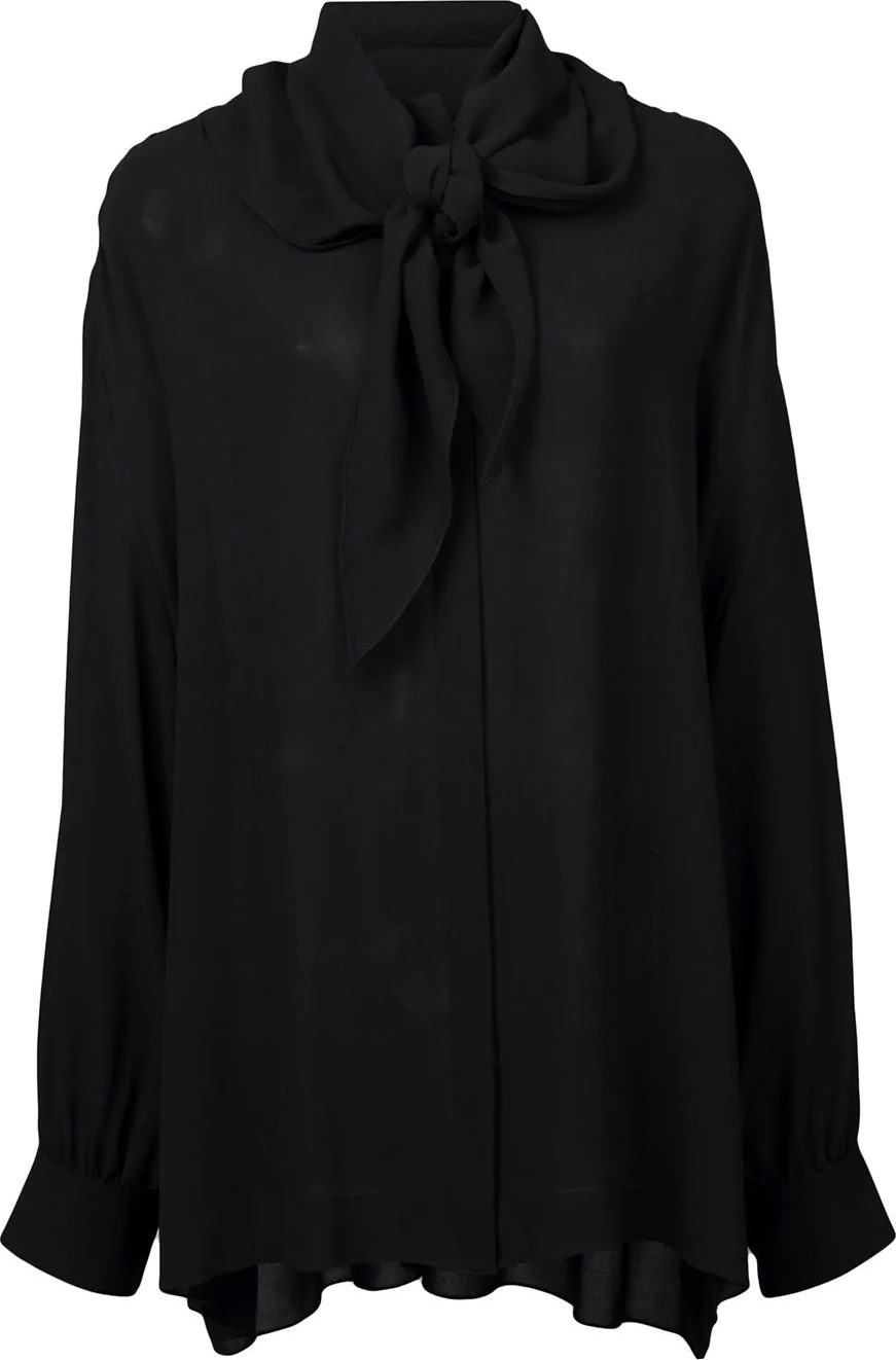 THE ROW neck tie blouse