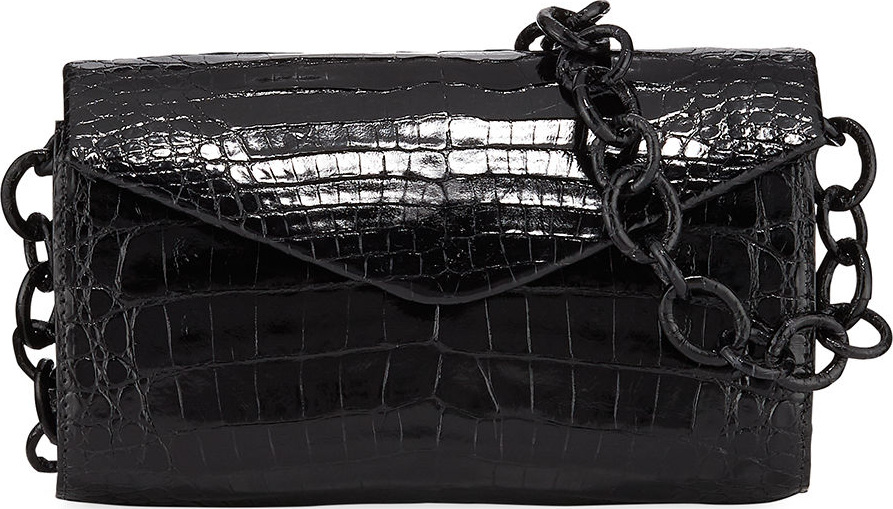 Nancy Gonzalez Amour Small Crocodile Crossbody Bag