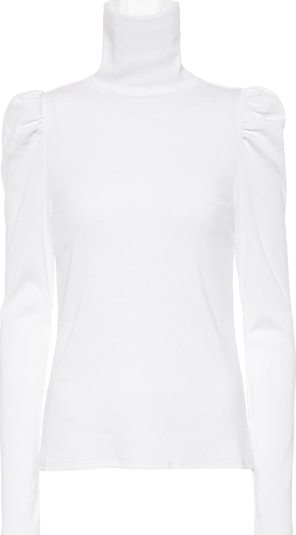 Veronica Beard Cedar stretch-cotton turtleneck top
