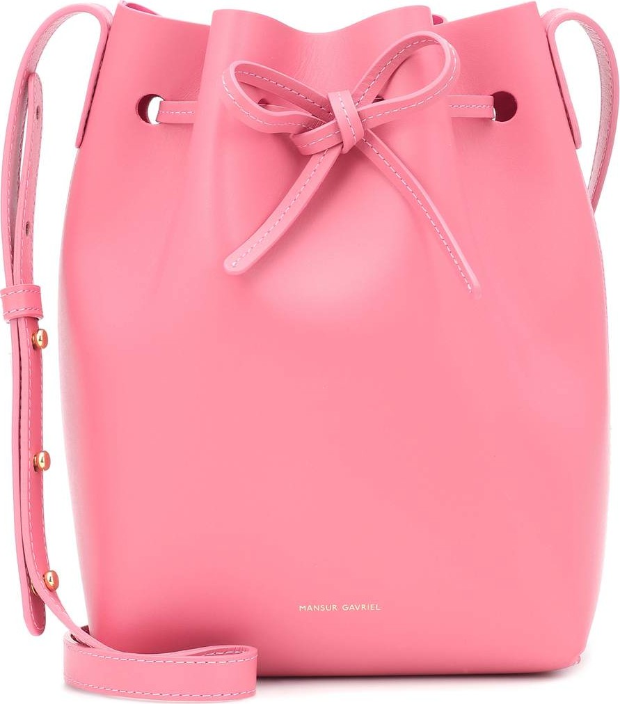 Mansur Gavriel Mini Bucket leather crossbody bag
