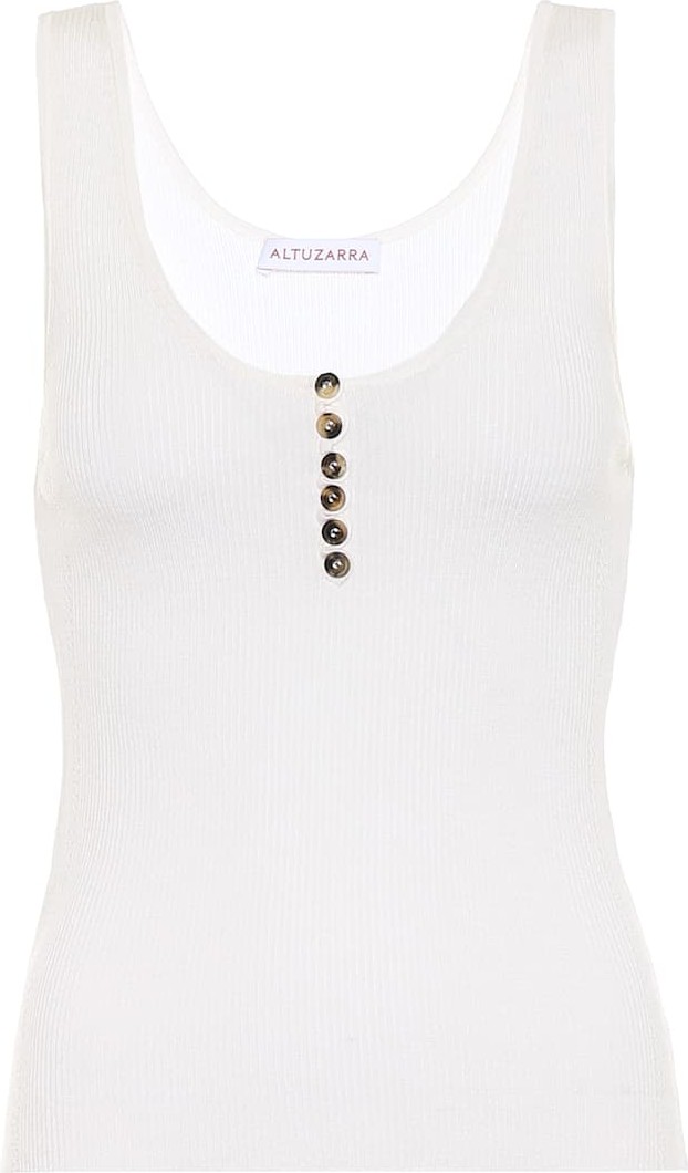 Altuzarra Flack wool and cashmere tank top