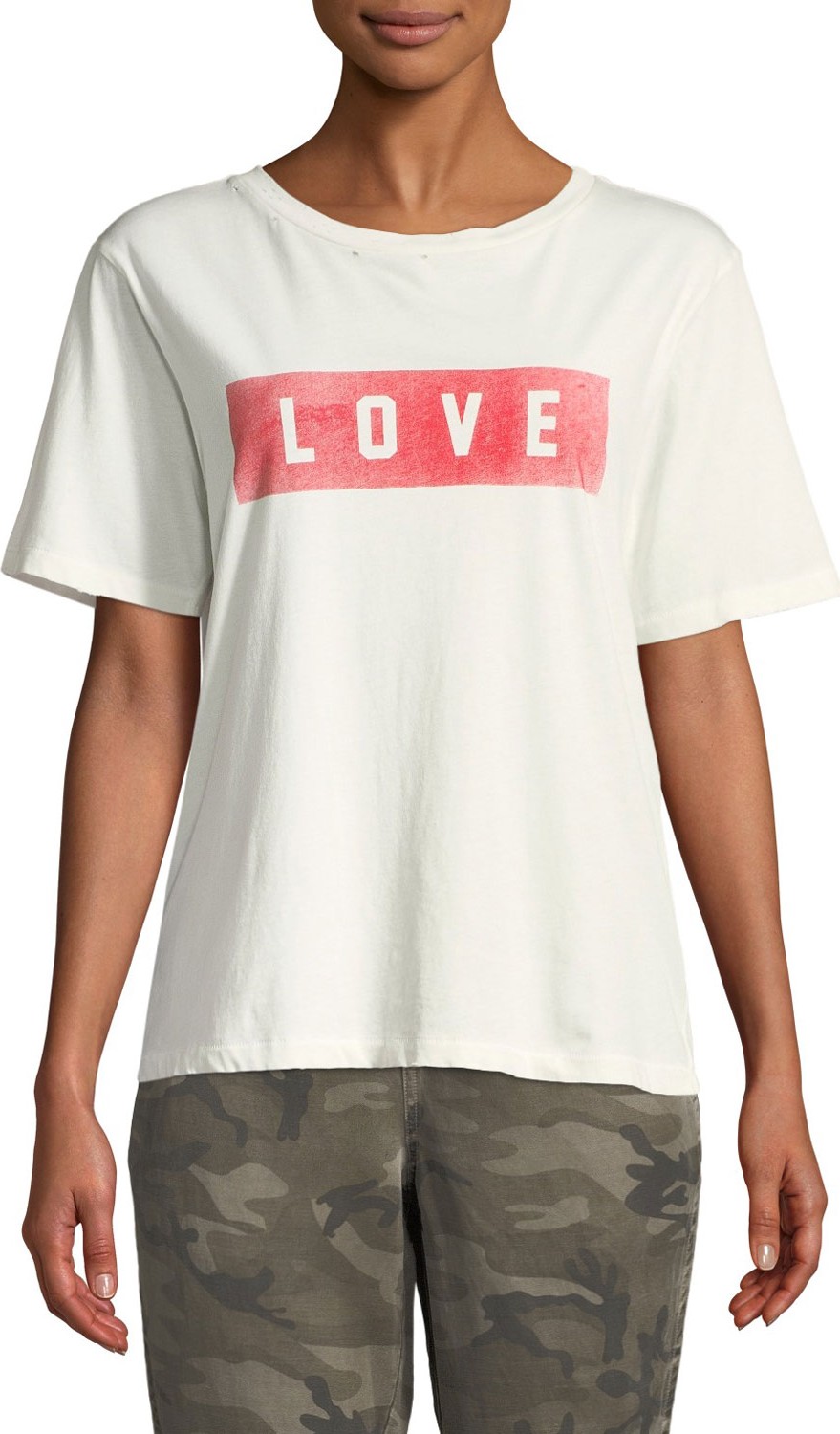 AMO Love Crewneck Boyfriend Tee