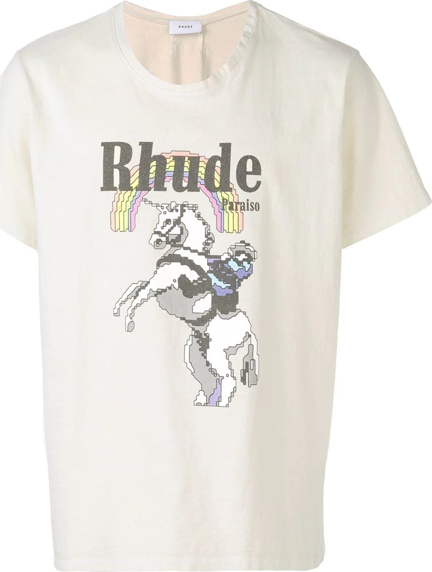 RHUDE Unicorn-print T-shirt