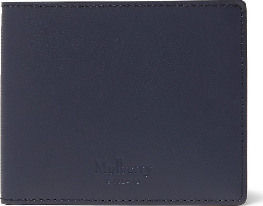 Mulberry Saffiano-Leather Billfold Wallet