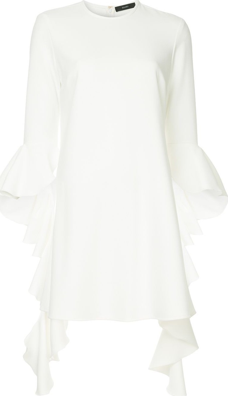 Ellery Dogma Flare Sleeve Mini Dress
