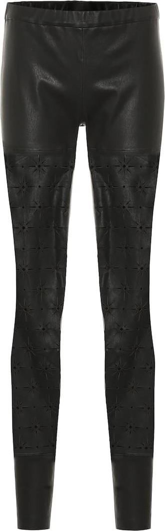 Haider Ackermann High-rise skinny leather pants