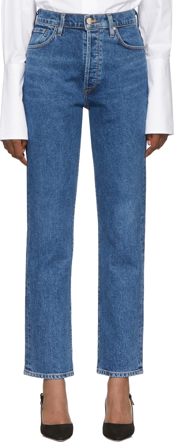 GOLDSIGN Blue 'The Benefit High Rise' Jeans