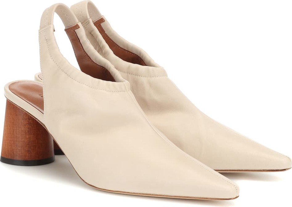 Rejina Pyo Riley leather slingback pumps