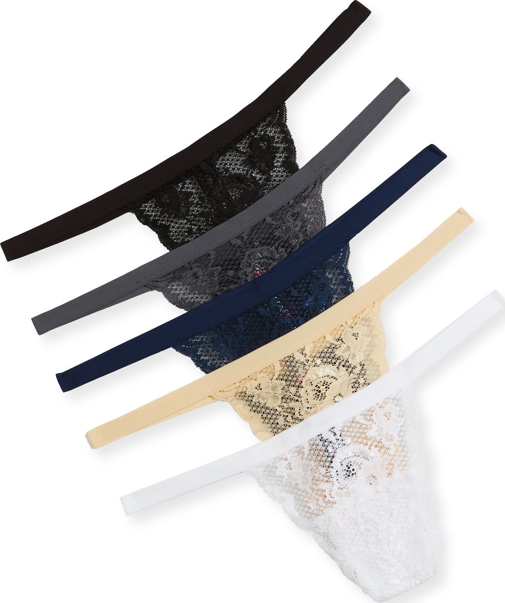 Cosabella 5-Pack Skimpie Never Say Never Thongs