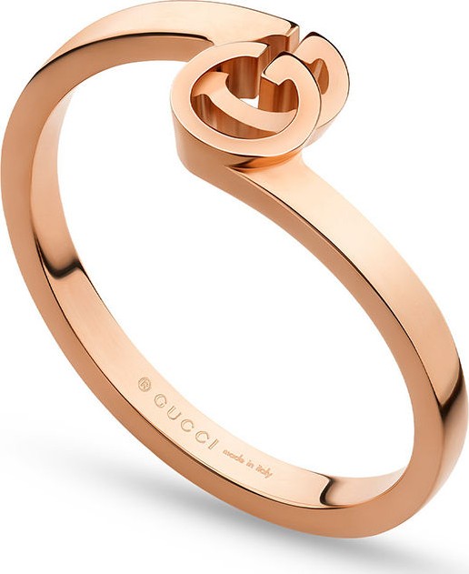 Gucci Running G Stacking Ring in 18K Rose Gold  Size 6.75