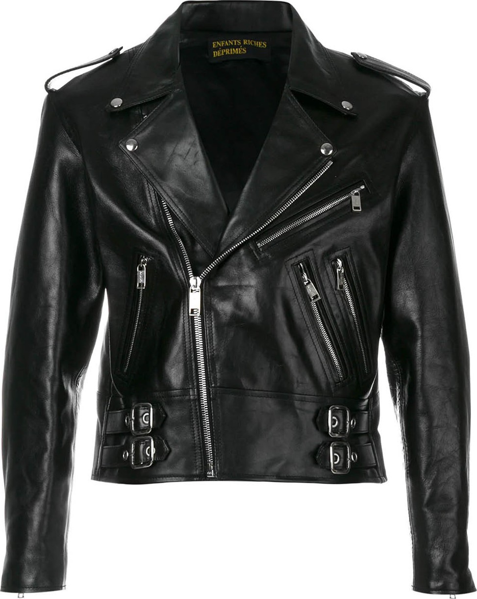 Enfants Riches Deprimes Mick Jagger Astrology leather jacket