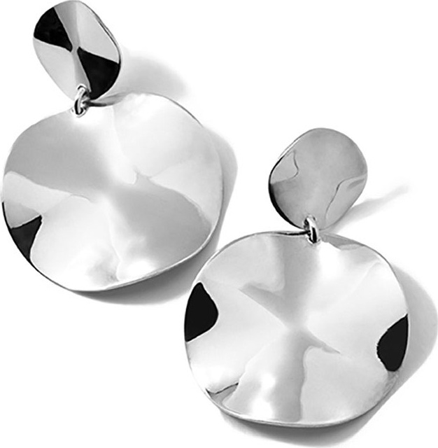 IPPOLITA Small Wavy Disc Modern Snowman Clip-On Earrings
