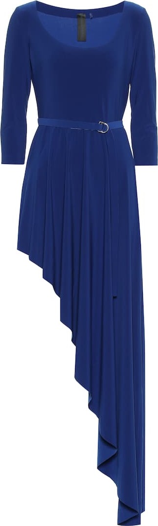 Norma Kamali Reversible stretch-jersey dress