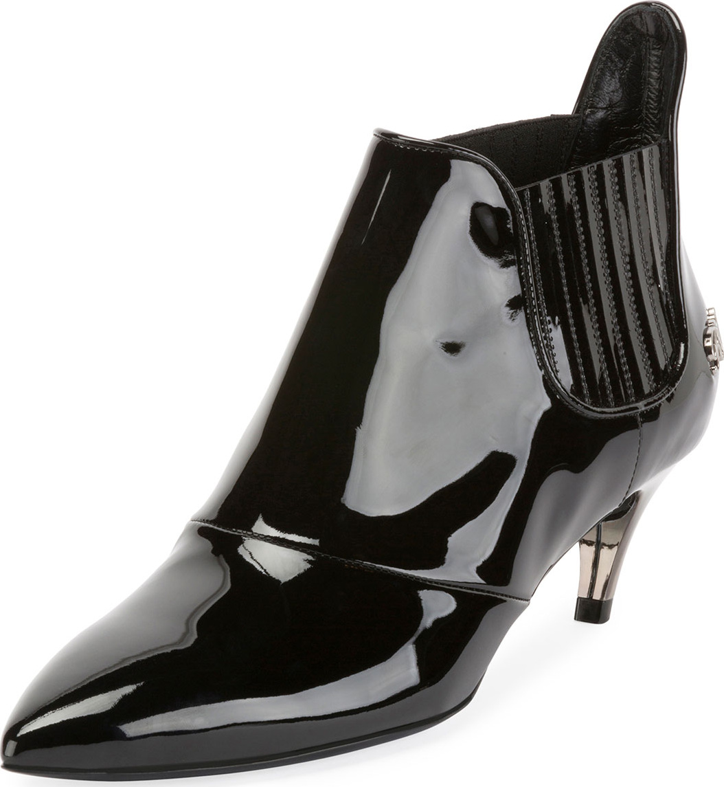 Roger Vivier Choc Real Elastic Bootie, Black