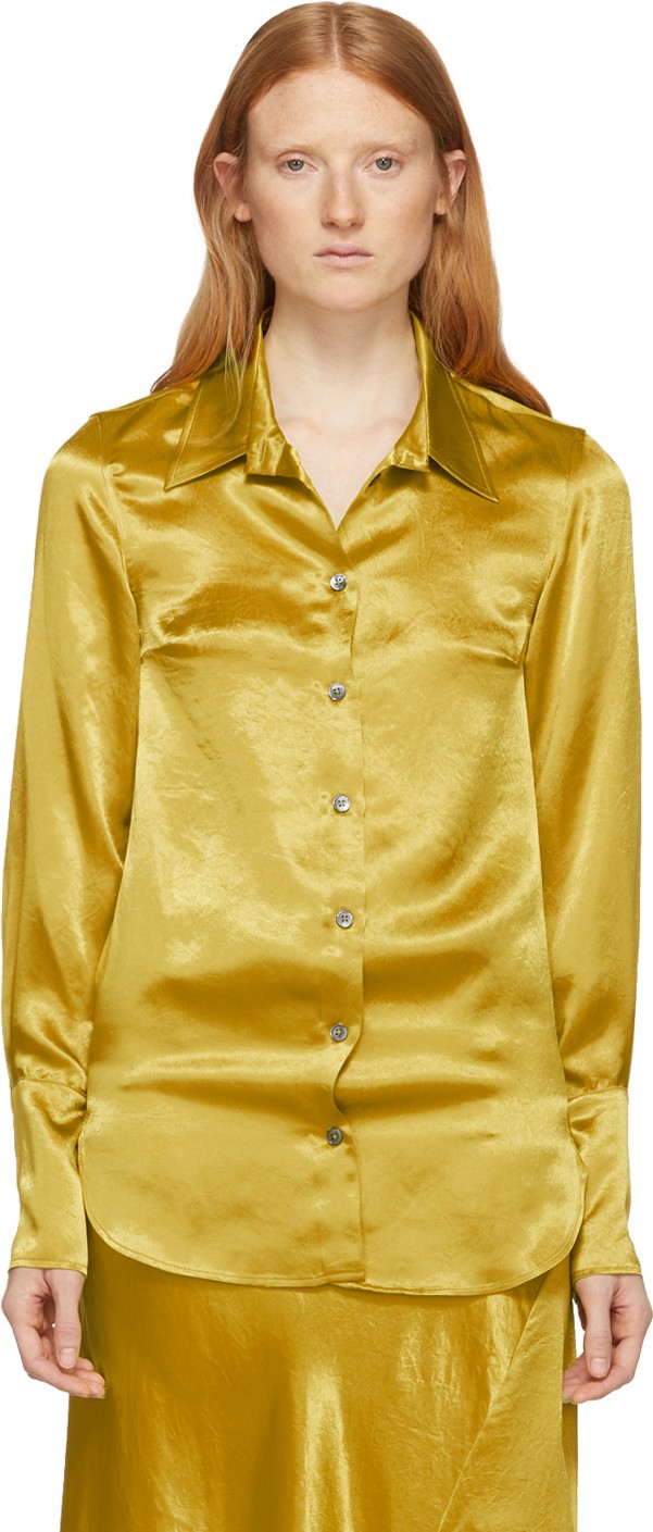 Ann Demeulemeester Yellow Magya Shirt