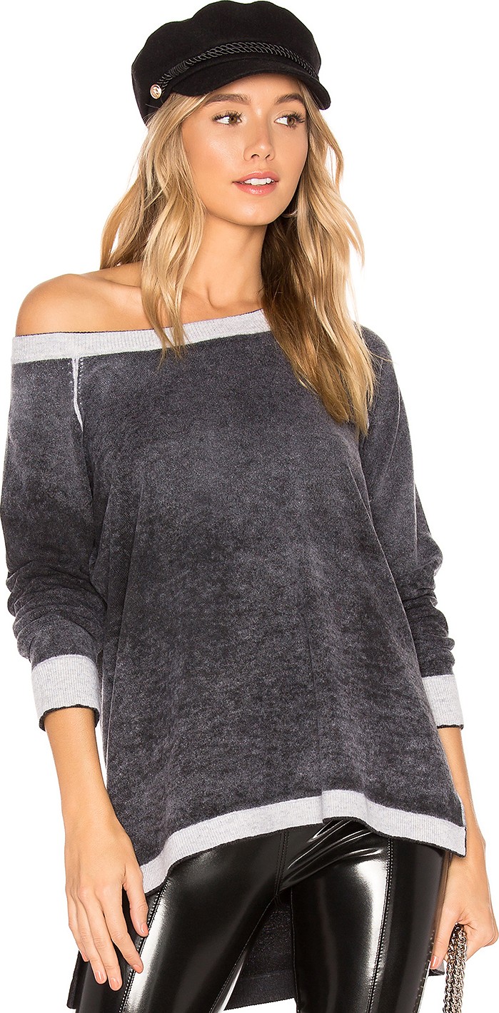 525 America Cashmere Reverse Printed Pullover