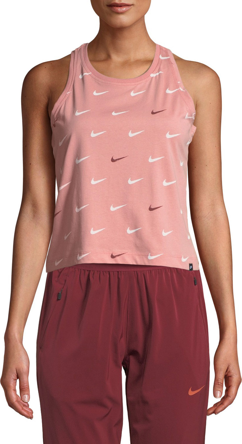 Nike Swoosh Cropped Activewear Tank