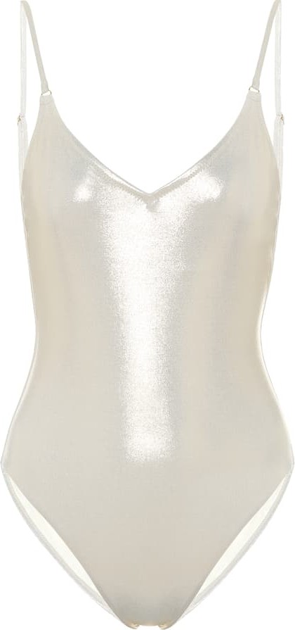 Melissa Odabash Bora Bora metallic swimsuit
