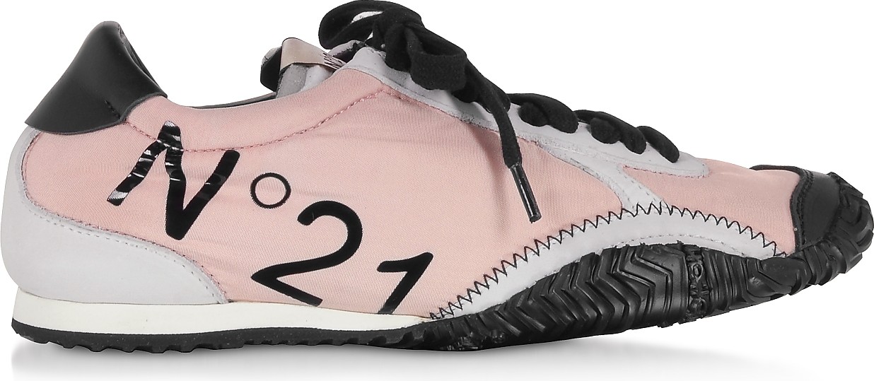 N°21 Strike Calf Leather & Synthetic Women's Sneakers