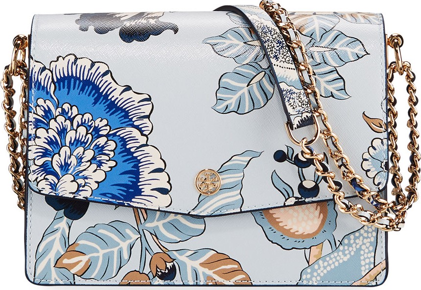 Tory Burch Robinson Floral Convertible Shoulder Bag
