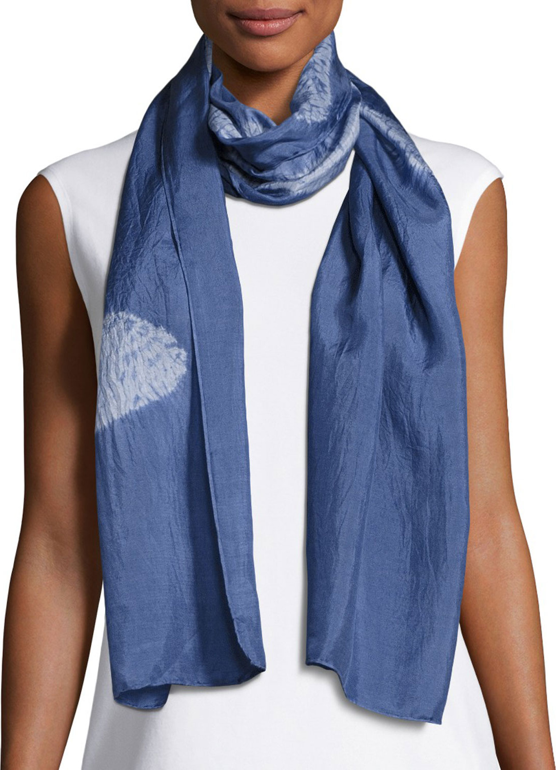Eileen Fisher Silk Shibori Movement Scarf
